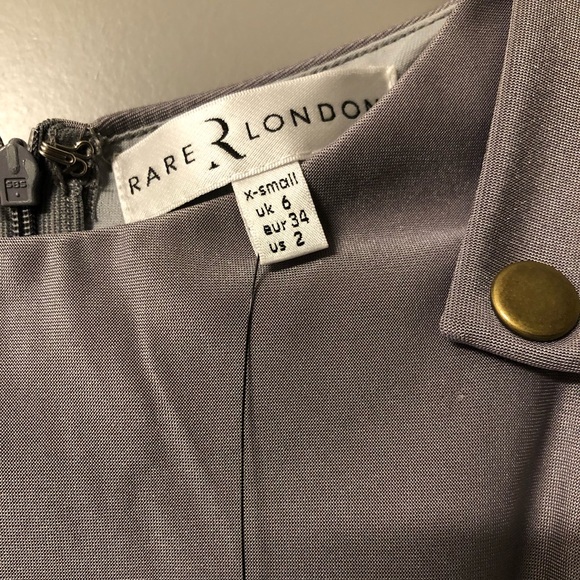 Silver/purple mini dress - Picture 3 of 3